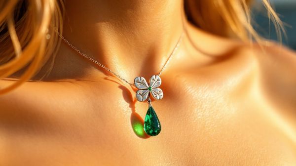 5 façons de porter un collier trèfle à 4 feuilles avec style