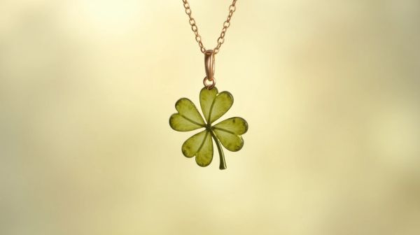 Créer un style unique avec votre collier trèfle à 4 feuilles porte-bonheur